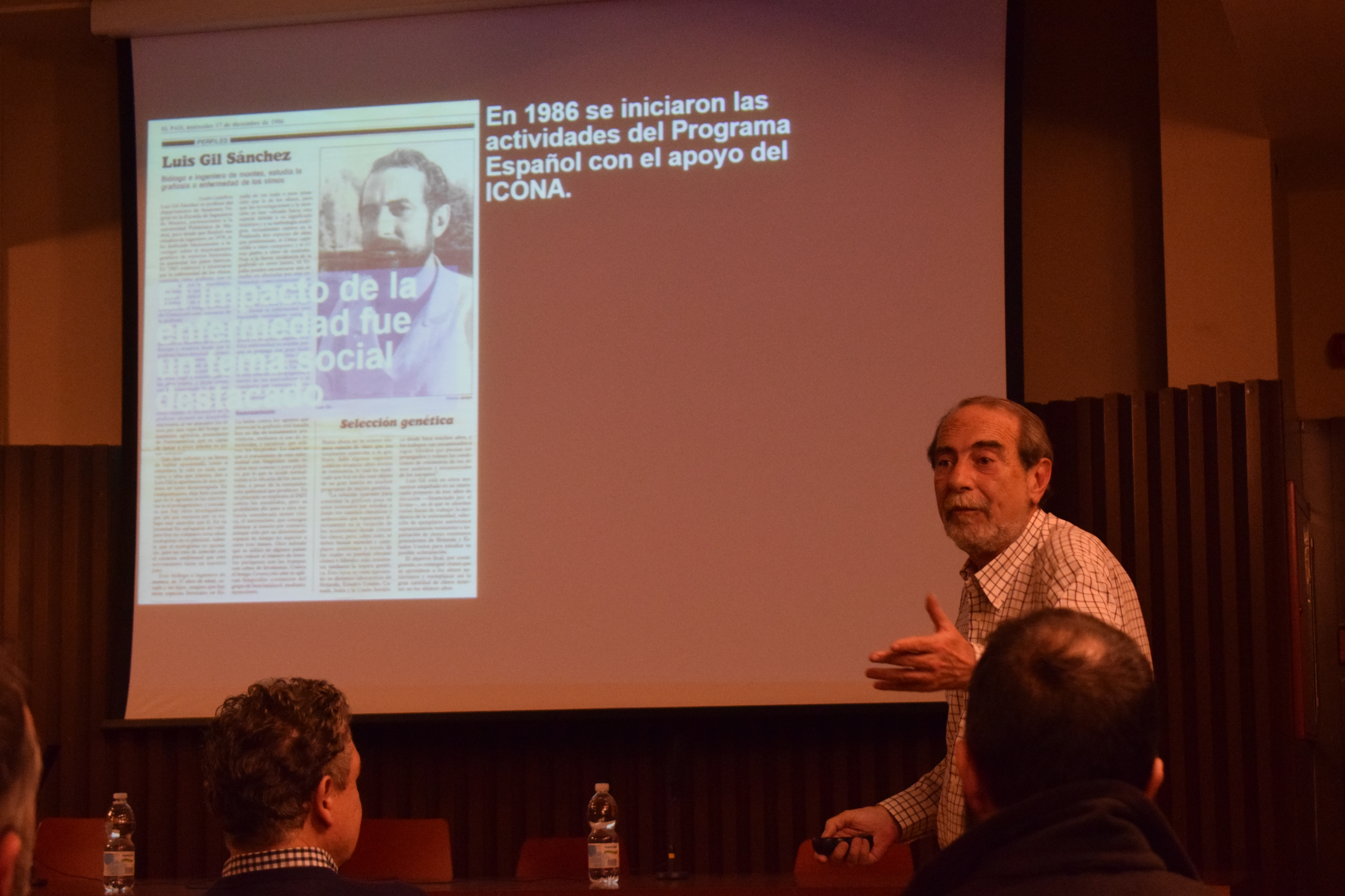 Luis Gil, más de 30 años de investigación sobre el Olmo y la grafiosis
